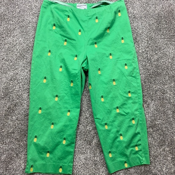 Pendleton Orange Petite Chino Casual Summer Pants Size 16 P‎ - Picture 1 of 16